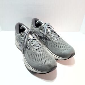Brooks Ghost 14 Running Shoes Neutral Men's 12.5 Narrow Grey/White